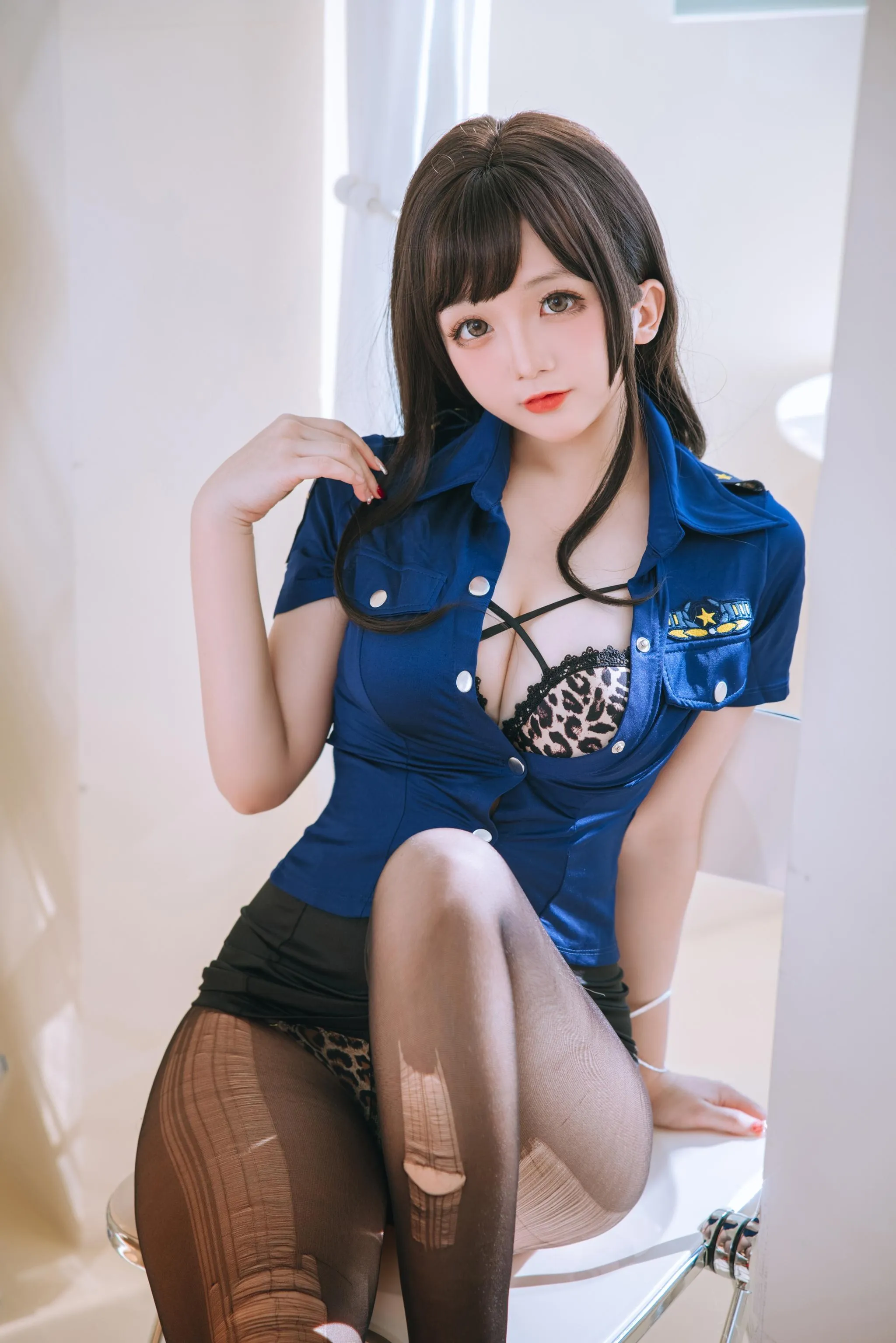 日奈娇 – NO.37 豹纹女警 [80P]插图4